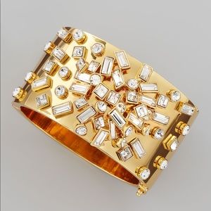 Kate Spade kaleidoball encrusted hinge bangle